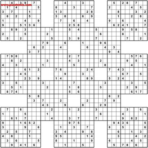 Printable Sudoku Free - Sudoku X Printable Puzzles | Printable ...