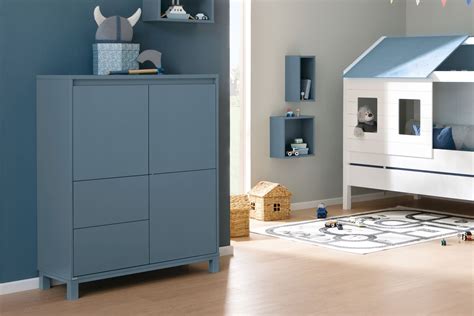 Paidi Olli T S Highboard Mattblau M Bel Letz Ihr Online Shop