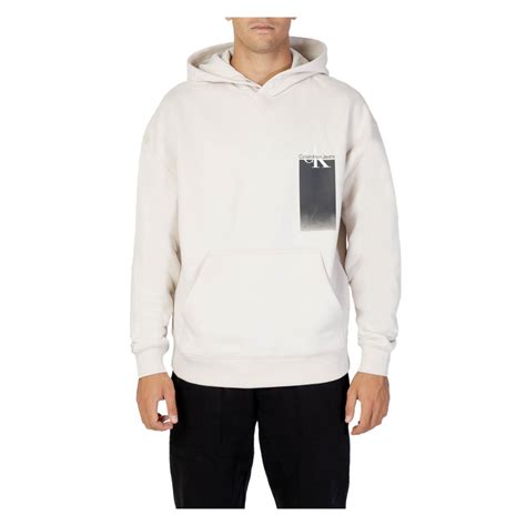 CALVIN KLEIN Мъжки суичър цвят бежов - OneMoreTrend