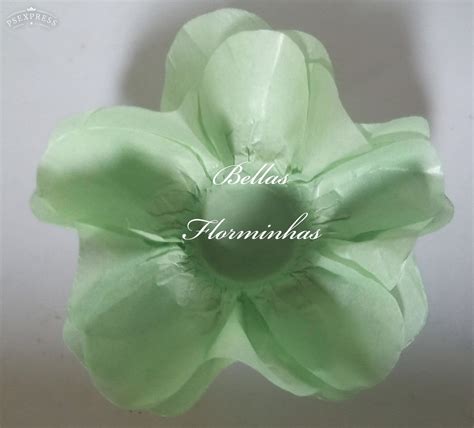 Forminhas Para Doces Flor Aberta Verde Pistache Elo7