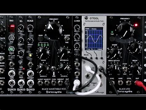 Matrixsynth Erica Synths Introduces New Black Wavetable Vco Eurorack