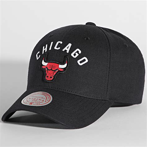 Mitchell And Ness Casquette Arc Low Pro Chicago Bulls Noir