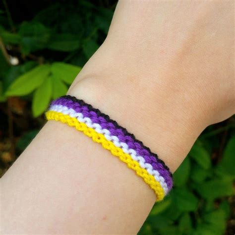 Non Binary Bracelet Etsy