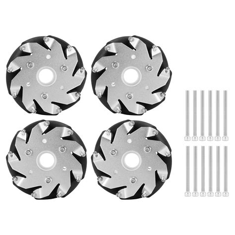 Buy Mm Steel Mecanum Omni Wheel Set Online Indonesia Ubuy