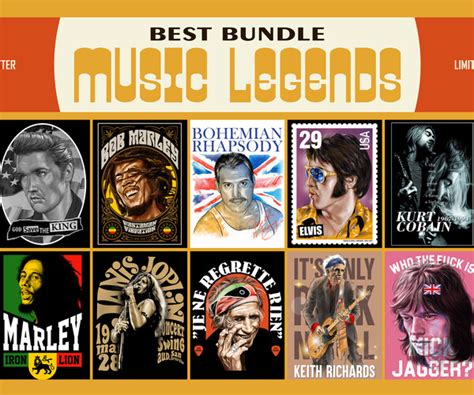 Artstation Best Bundle Music Legends Part 1 Artworks