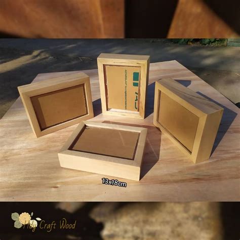 Jual HDY CRAFT 5R Pigura Frame Foto Kayu 3D 13x18 Cm Bingkai Photo