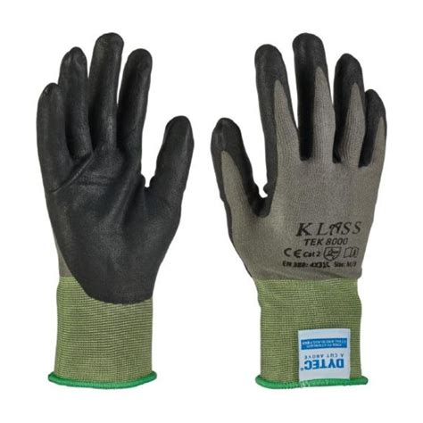 Klass Tek 8000 Level C Cut Resistant Work Gloves