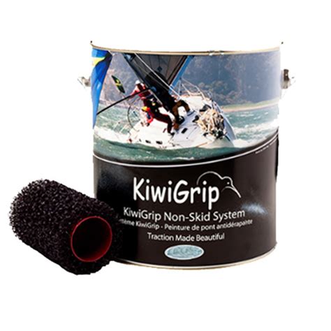 Kiwigrip Nonskid System With Application Roller Gray Liter