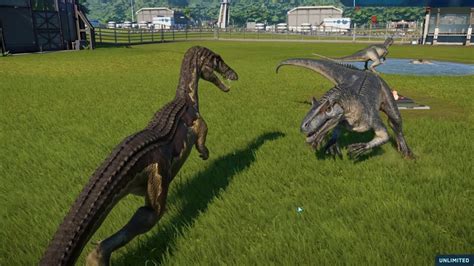 Baryonyx Vs Allosaurus Ceratosaurus Gianotosaurus Jurassic World