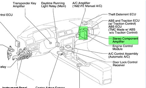 Camry Speaker Wiring Diagrams