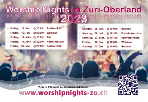 WORSHIP NIGHTS IM ZÜRI OBERLAND Home