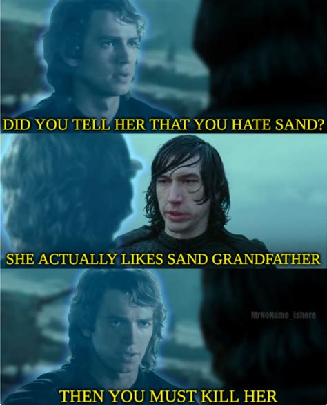 Anakin doesn't like sand lovers : r/memes