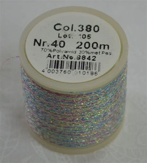 Madeira Metallic 40 200m Machine Embroidery Thread Colour 380 Twilight