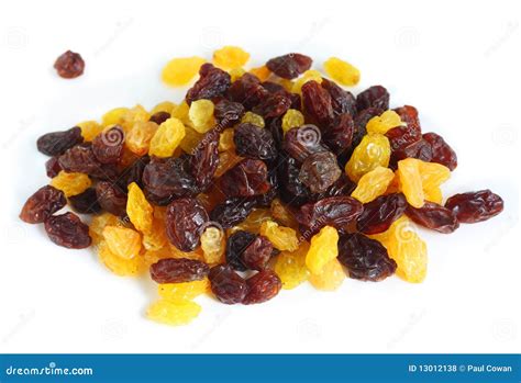 Mixed Black And White Raisins Stock Photo Image Of Horizontal Golden