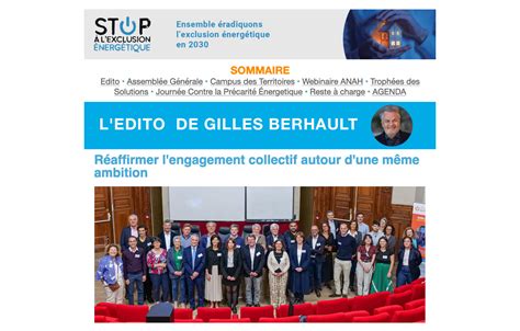 Newsletter STOP Exclusion Énergétique Juin 2024