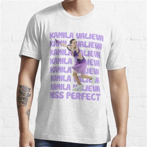 Kamila Valieva Miss Perfect T Shirt By Nateriley Redbubble