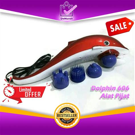 Jual Dolphin 606 Alat Pijat Infrared Merah Massager Terapi Dolphin