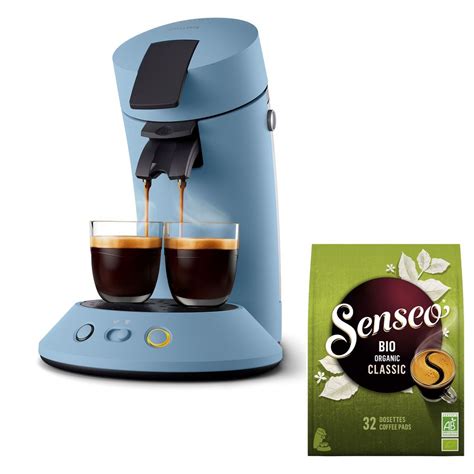 SENSEO Cafetière à dosette Senseo CSA210 71 Bleu pas cher Auchan fr