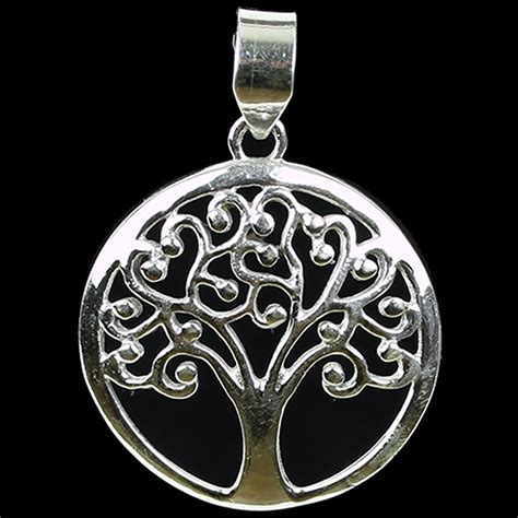 Pendentif Arbre De Vie En Argent