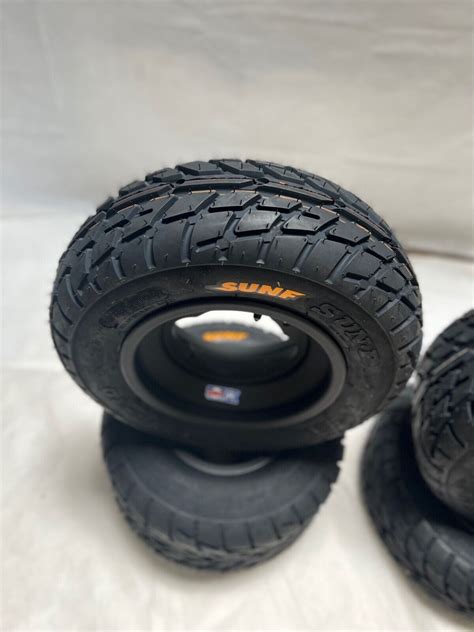 Sunf A021 Street Low Profile Tires DWT A5 BlackRims YFZ450 Raptor 700