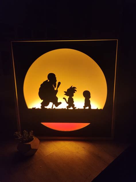 Cómo hacer Cuadro LED Dragón Ball Dragon ball decor Dragon ball