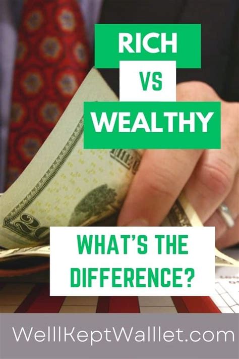 The Distinction Between Being Wealthy And Being Rich