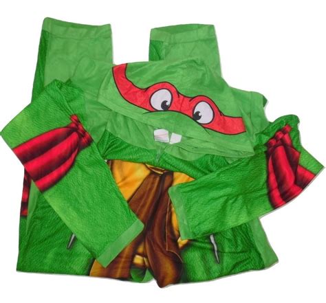 Nickelodeon Pijama Mamleuco Tortuga Ninja Raphael Adulto Envío gratis