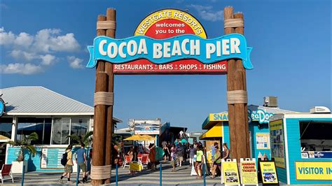 Cocoa Beach Pier Tour - Cocoa Beach, FL - YouTube