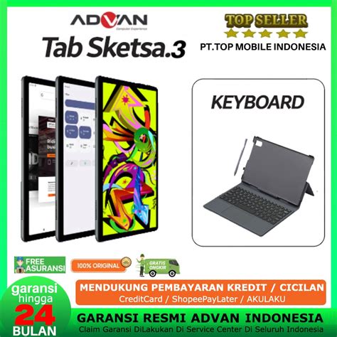 Jual ADVAN Tab Sketsa 3 Keyboard 10 1 Inch 6 128 GB Ram 6GB Rom