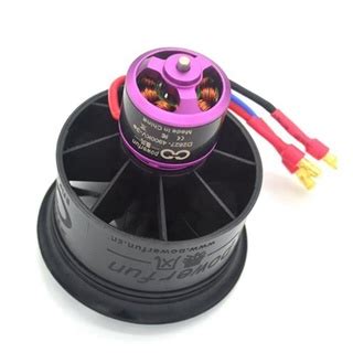 POWERFUN 50mm 11 Blades Ducted Fan EDF Unit With 3S D2627 4900KV