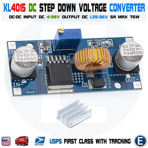 Xl4015 5a Dc Buck Step Down Voltage Converter Constant Current Power M