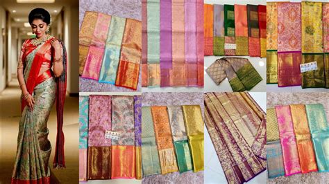 Kanjivaram Pattu Sarees Latest Arrivals Youtube