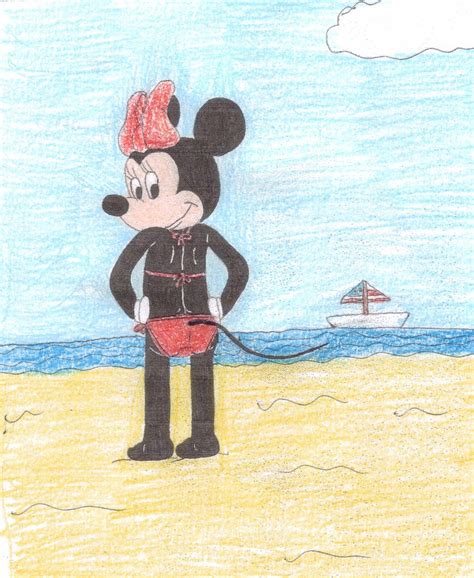 Minnie Mouse In Bikini 3 By Squadunit19 On Deviantart