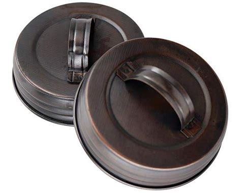 Oil Rubbed Bronze Canister Lid For Mason Jars