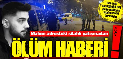 Malum adresteki silahlı çatışma sonrası ölüm haberi geldi Akyazi