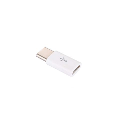 Micro USB USB C Sovitin Valkoinen EStore