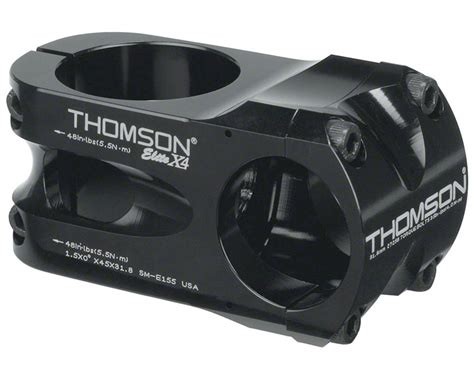 Thomson Elite X4 Mountain Stem Black 318mm Performance Bicycle