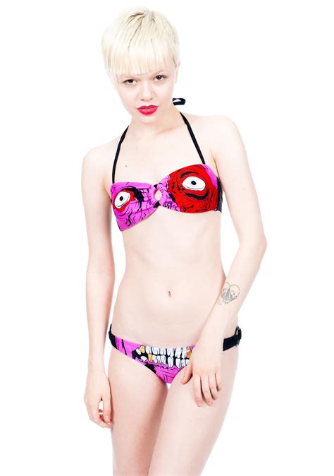 Iron Fist Gold Digger Zombie Chomper Bandeau Bikini Dolls Kill