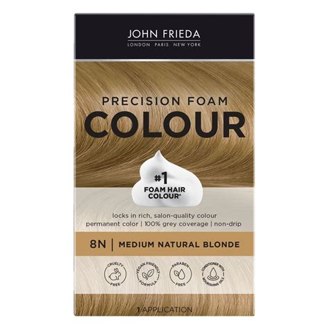 John Frieda Permanent Precision Foam Hair Color Kit Blonde Hair Dye 1 Application Walmart