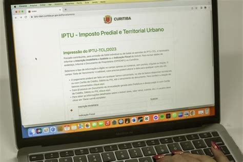 Ltima Parcela Do Iptu De Curitiba Vence Dia Veja Como Gerar A