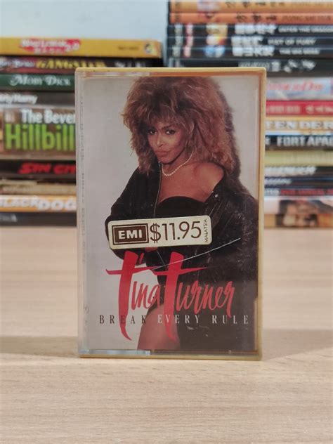 Cassette Tina Turner Break Every Rule Hobbies Toys Music Media