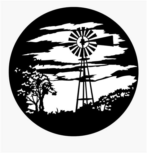 Apollo Windmill Western Windmill Clipart Silhouette Free