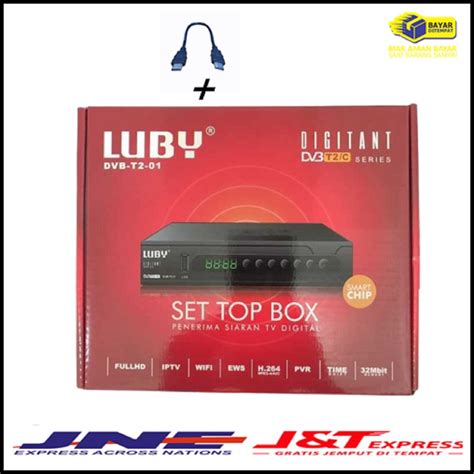 Jual Luby Set Top Box Dvbt C Receiver Tv Stb Digital Dvb T Ori