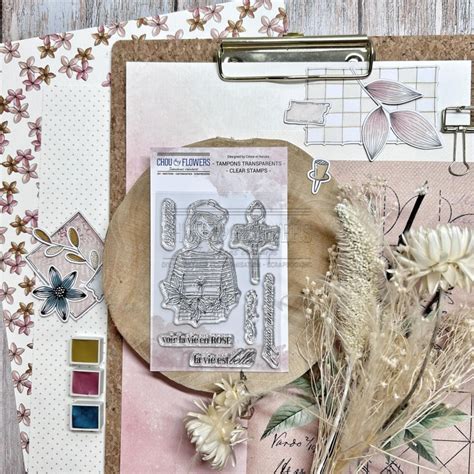 Tampon De La Parisienne Pour Vos Cr Ations De Scrapbooking D