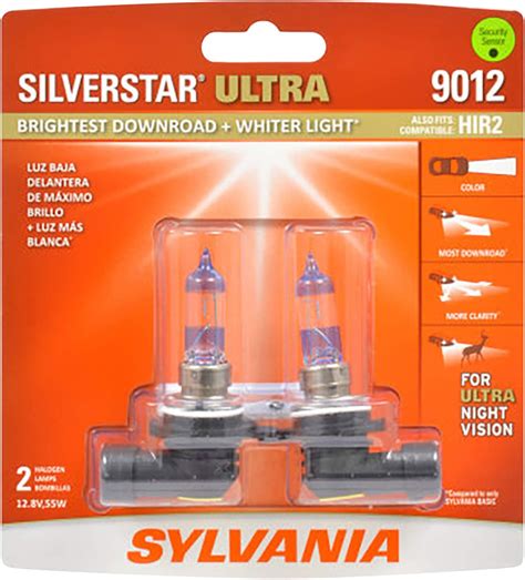 SYLVANIA 9012SU BP2 N A 9012 SilverStar Ultra Halogen Headlight Bulb