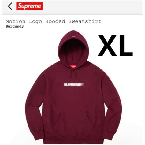 Supreme Xl Supreme Motion Logo Hooded Sweatshirtの通販 By ファルコンs Shop