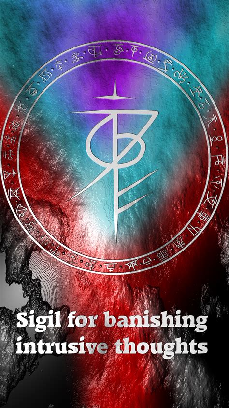 Sigil For Banishing Intrusive Thoughts Sigil Sigil Magic Magic Symbols