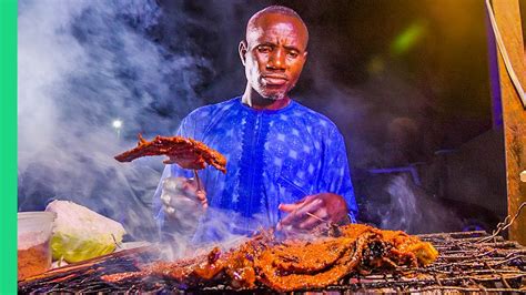 Nigerian Street Food at Night!! Africa’s Biggest Food City!! - Win Big ...