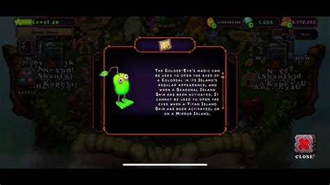 My Singing Monster Plant Island Colossal Awakening Youtube