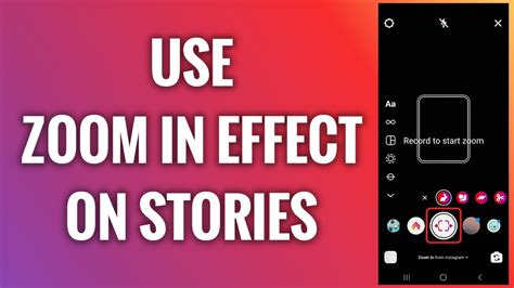 How To Use Zoom In Effect On Instagram Stories Youtube